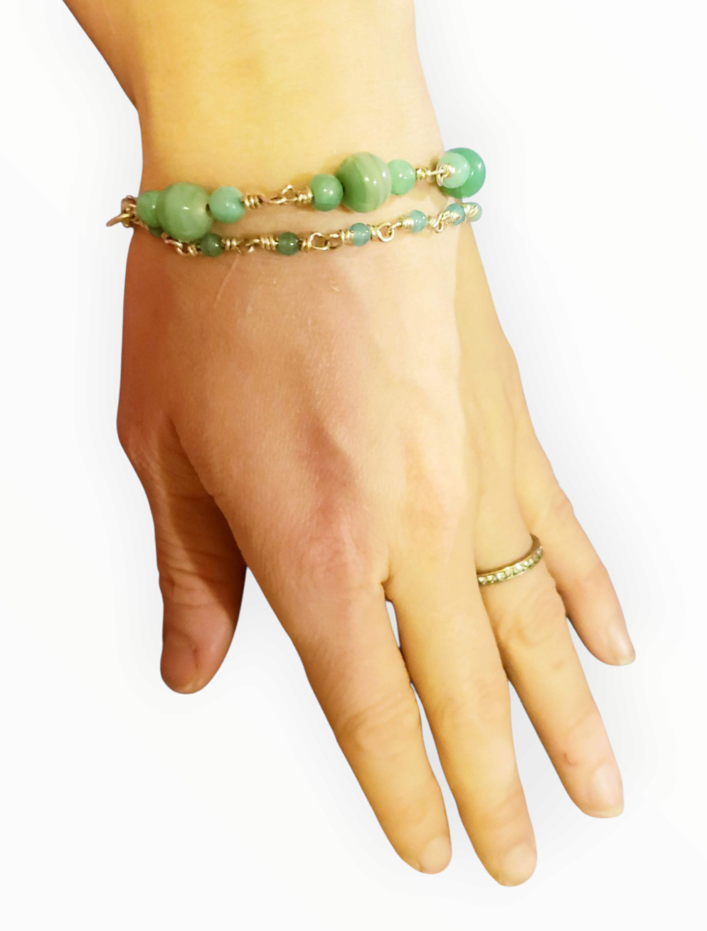 Jade Beaded Bracelet